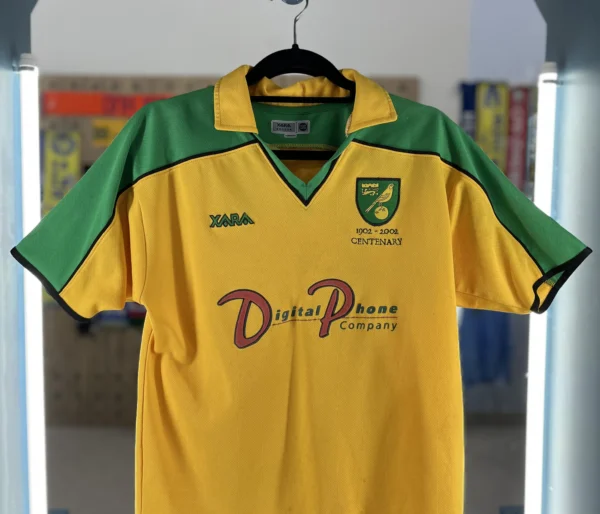 Norwich City 2002 Camisa Centenário - TAM P